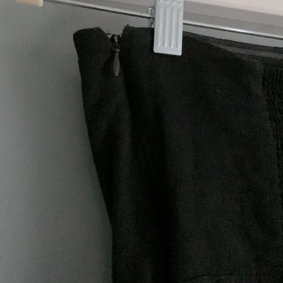 Old Navy Black Strapless Linen Dress - Picture 4 of 7